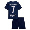 Maglia ufficiale Paris Saint Germain Kvaratskhelia 7 Casa 2025-26 per Bambino